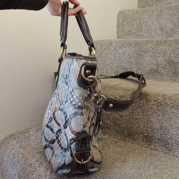 Coach Patchwork Signature Tote Shoulder Bag - Picture 7 of 15